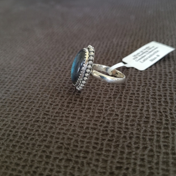 Shivam Labradorite Statement Ring💍 - Picture 14 of 16